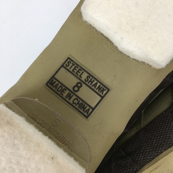 Hodgman Steel Shank Boots Men’s Green Brown New NWOT Canvas Fishing Boots Size 8 - Picture 6 of 11